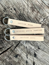 Load image into Gallery viewer, Cottage Keys Leather Key Tag
